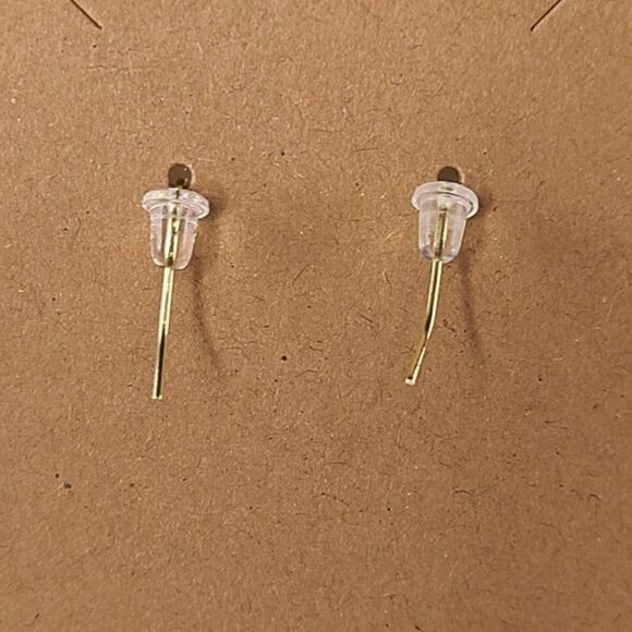 New Handcrafted Antique Style Key Dangle Earrings on 14K Gold Plated Hooks - Picture 2 of 2